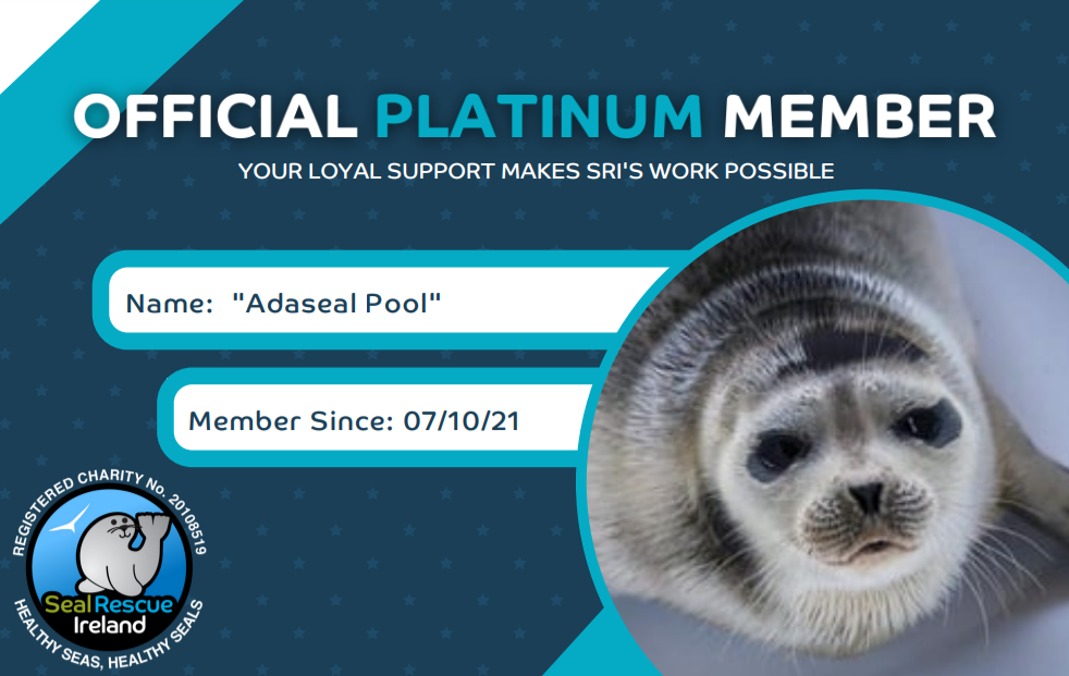 Platinum Member of Seal Rescue Ireland
